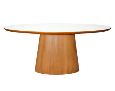 Mesa de Jantar Oval 100x200cm